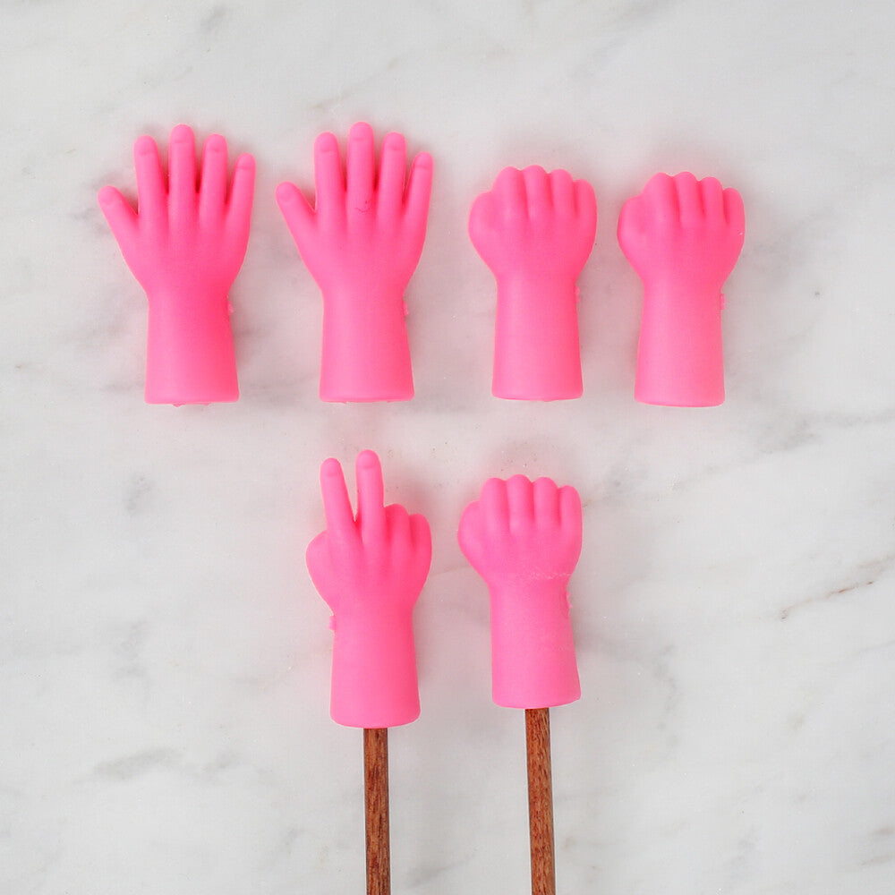 Loren Şiş Ucu Koruyucu 6'lı Paket Neon Pembe